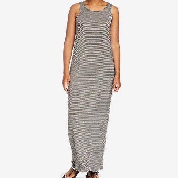 Eddie Bauer Soft Layer Twist Back Maxi Dress NWT - Picture 1 of 7
